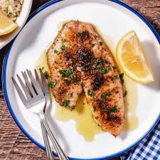 Pan-seared fish fillet